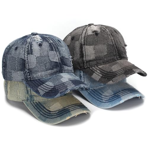 Gorra béisbol denim desgastada para mujer miniatura 7