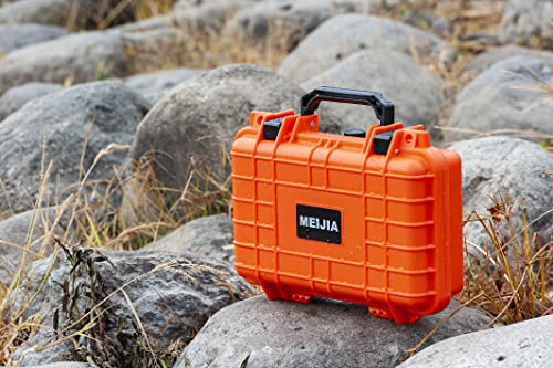 Image of MEIJIA Portable All Weather Waterproof Protective Hard Case, Small Camera Case,Dry Case with Customizable Foam,Fit Use of Drones, Camera,Equipments, 11.65 inchx8.35 inchx3.78 inch