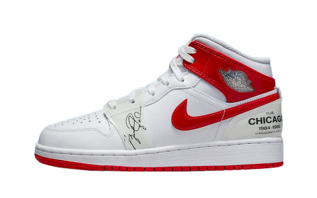 Nike Kids Air Jordan 1 Retro High OG GS Basketball Shoe, Dk Marina