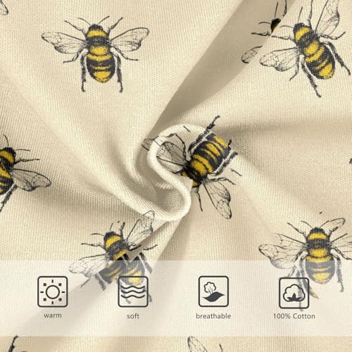 visesunny Boys Potty Training Underwear Honey Bee Breathe Cotton Briefs Size 2T-8Y for Toddler4
