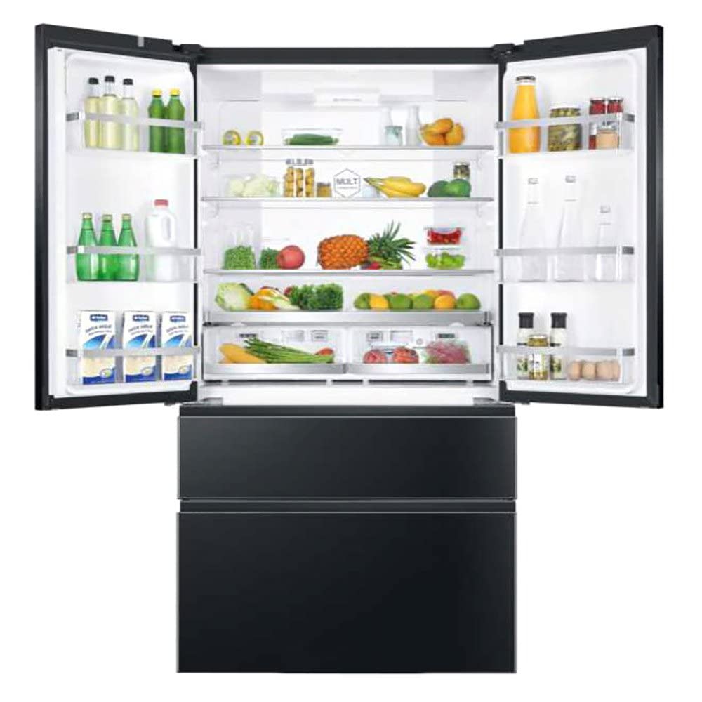 Haier HB26FSNAAA frigo américain Autoportante 685 L E Noir