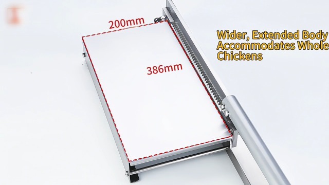 Cortador manual de huesos de carne acero inoxidable 16 pulg miniatura 7