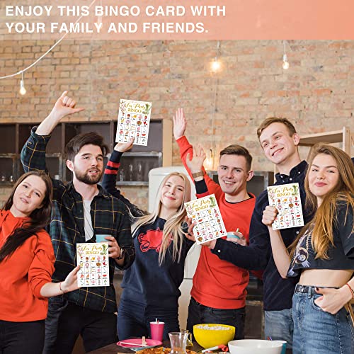 Doqpo Tea Party Bingo Games, Tea Party Bingo Cards, Garden High Tea Themed Party Games For Bridal Shower, Birthday Party, Outdoor Indoor Activity - 24 Players Bingo Games - B06 #TOP3