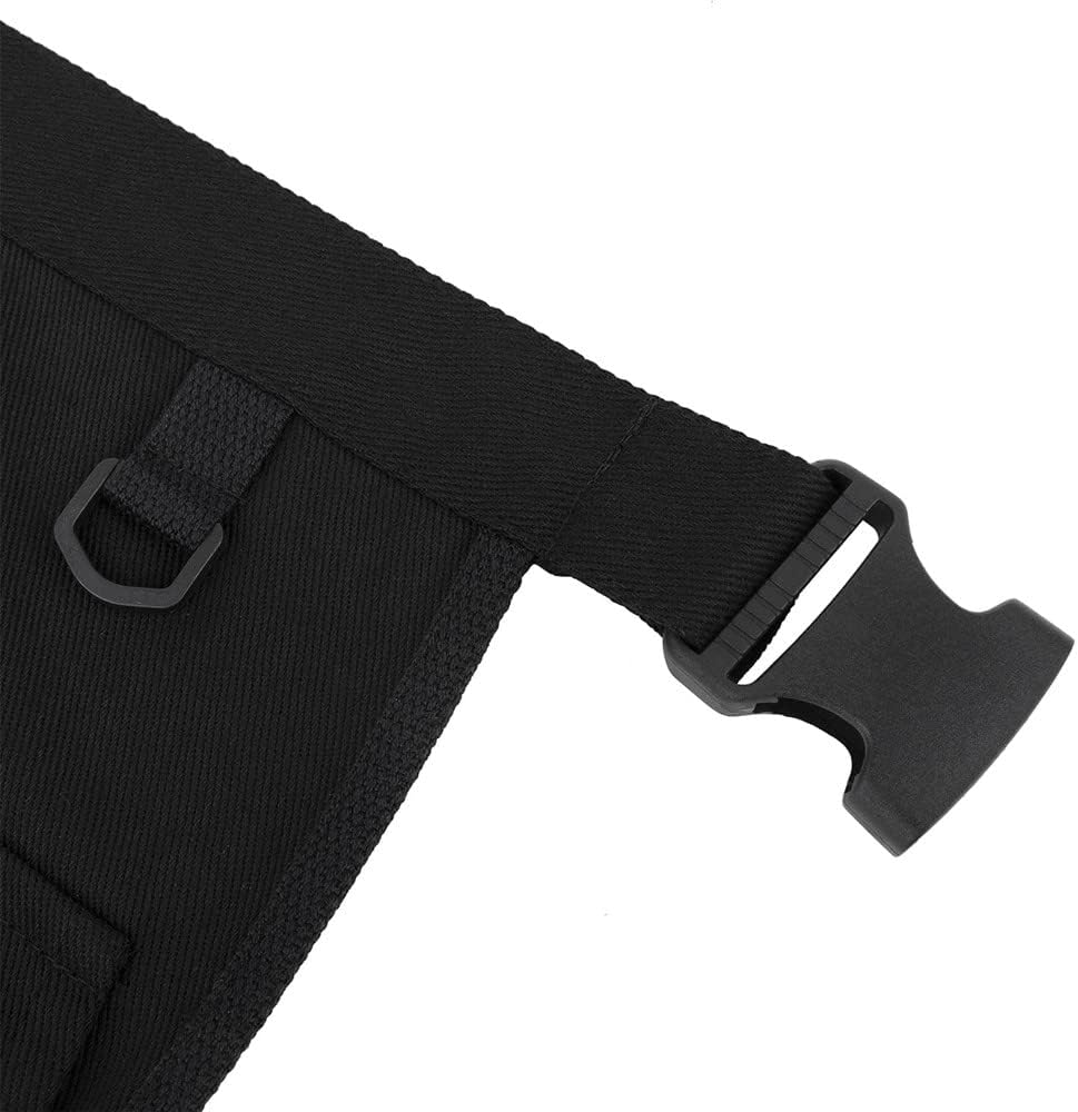 TopTie Canvas 8 Pockets Waist Apron Tool Belt for Chef Hairdresser Bartender Gardener Craftsman, Tool Organizer