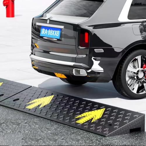 Rampas portátiles de caucho para entradas de autos resistentes miniatura 1