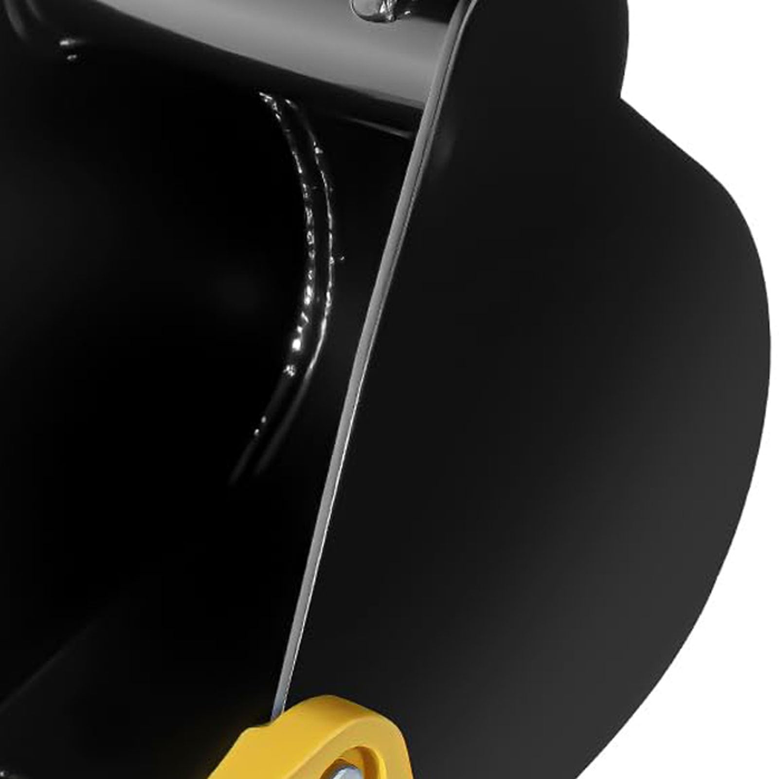 Asixxsix Mini Koparka Wąski łyżka do Kopania 200mm/7.87in | Średnica otworu z metalowymi zębami 0,98 cala, odległość między osiami 3,54 cala, odpowiednie dla mini koparek o wadze
