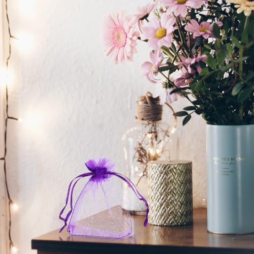 Bolsas Alipis de Lavanda 100pcs con Cordón miniatura 3
