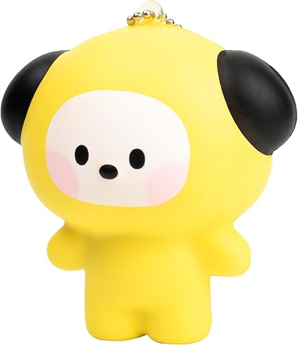 Hamee BT21 Minini - Lindos juguetes blandos SquiSHU - Llavero de juguete blando de levantamiento lento para recuerdos de fiesta, bola antiestrés,
