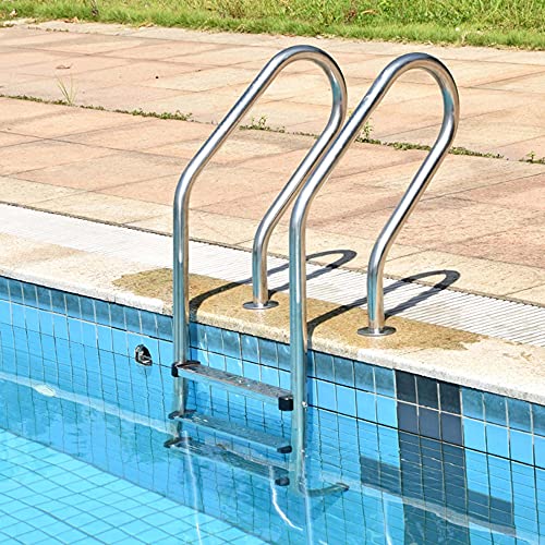Escalera para piscina acero inoxidable 3 niveles antideslizante miniatura 4