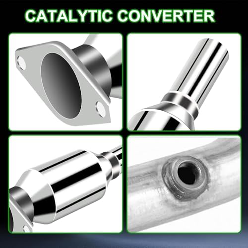 Front Catalytic Converter Kit Compatible with Toyota Corolla 2003-2008 - 3