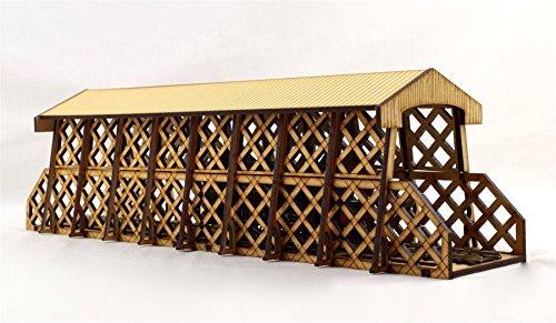 War World Scenics Oo/Ho Gauge Lattice Tunnel Bridge – Model Railways Layout Terrain Scenery #TOP4