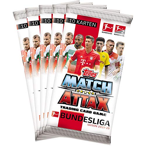 Preisvergleich Produktbild CAGO Topps Match Attax 2019 / 20 - 5 Booster - Deutsch