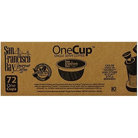 San Francisco Bay OneCup, French Roast, 72 Single Serve Coffees Cover