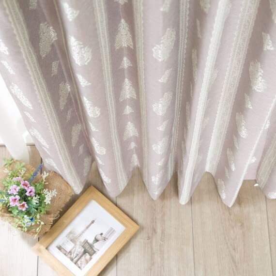 Amazon｜ニトリ(NITORI) 裏地付き遮光2級・遮熱カーテン カンナ ローズ