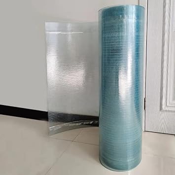 Polycarbonate Sheet, Greenhouse Insulation Protection Roofing Replacement Panels, Transparent Cladding Glass Fiber Panels, Rain-Proof Shed Cover (Color : Clear-1.2mm, Size : 1x1m)