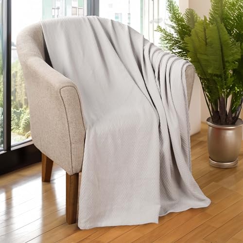 Couverture coton anti-transpiration plaid toutes saisons lit