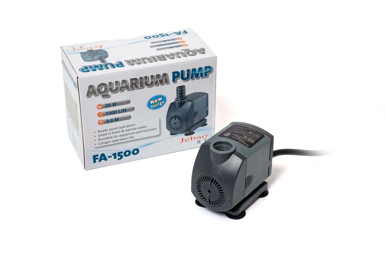 Amazon.com : Jebao FA-1500 350GPH Submersible Fountain Pump for