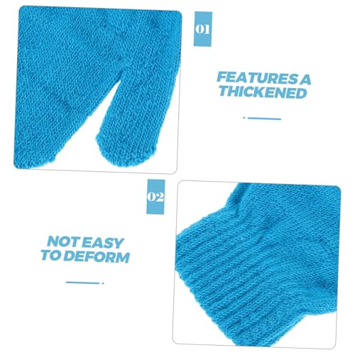 Boy Girl Winter Mittens Soft Warm Knitted Gloves for Boy Girl Thick Girl and Boy Girl Mittens for Activities Durable Comfortable Design for Boys and Girls3