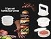 Hamburger Press Patty Maker Freezer Containers - All In One Convenient Package - 10 Pieces Set Hamburger Patty Mold - Essential Tool to Make hamburger Patties – Ideal BBQ Gift For Family And Friend