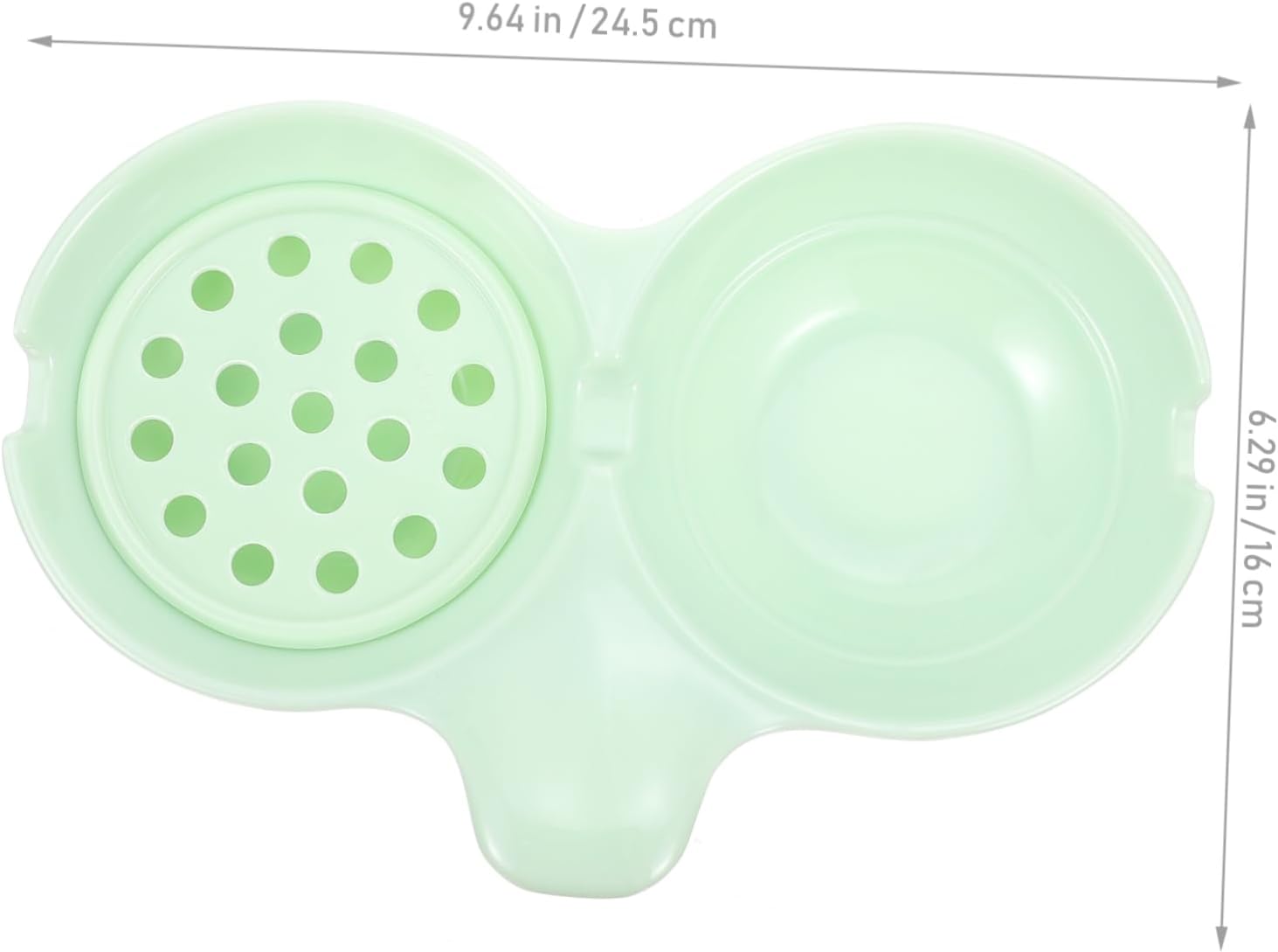 Amosfun Compartment Sauce Dipping Plate Multifunctional Seasoning Bowl Platter Dipping Trays for Sauce Dishes