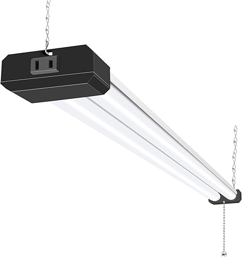 hykolity Luz LED de 5000 K para tienda, 4 pies, luz diurna de 42 W, luces de techo LED para garajes, talleres, sótanos, colgantes o empotrados,