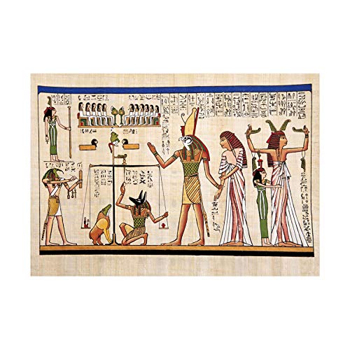 Wee Blue Coo Ancient Egyptian Hieroglyph Horus Thoth Anubis Picture Wall Art Print