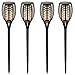 Jaer Solar Torches Light,Path Torches Dancing Flame Lighting 96 LED Dusk to Dawn Flickering Outdoor Waterproof garden decorations (4 PACK)