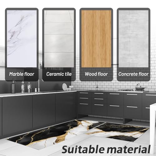 Alfombras de cocina modernas para pasillo, comedor y entrada elegante 6