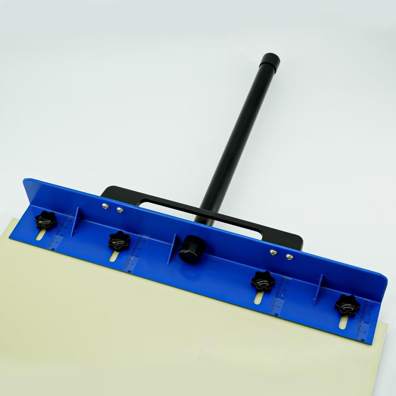 15.25" Sheet Metal Hemming & Bending Tool – Precision Steel Bender for Roofing Panel Edges, HVAC Duct Fabrication & Metalwork – Folds 24 Ga Steel with 0.2-2in Depth, Built-In Measurement Rulers，