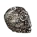 Puzzle en cristal 3D en forme de tête de mort - Modèle transparent - Gadget de construction - Cadeau éducatif - Jouet gris élégant et populaire