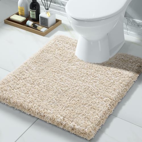 Yimobra Toilet Rugs U Shaped 24x20, Ultra Soft and Water