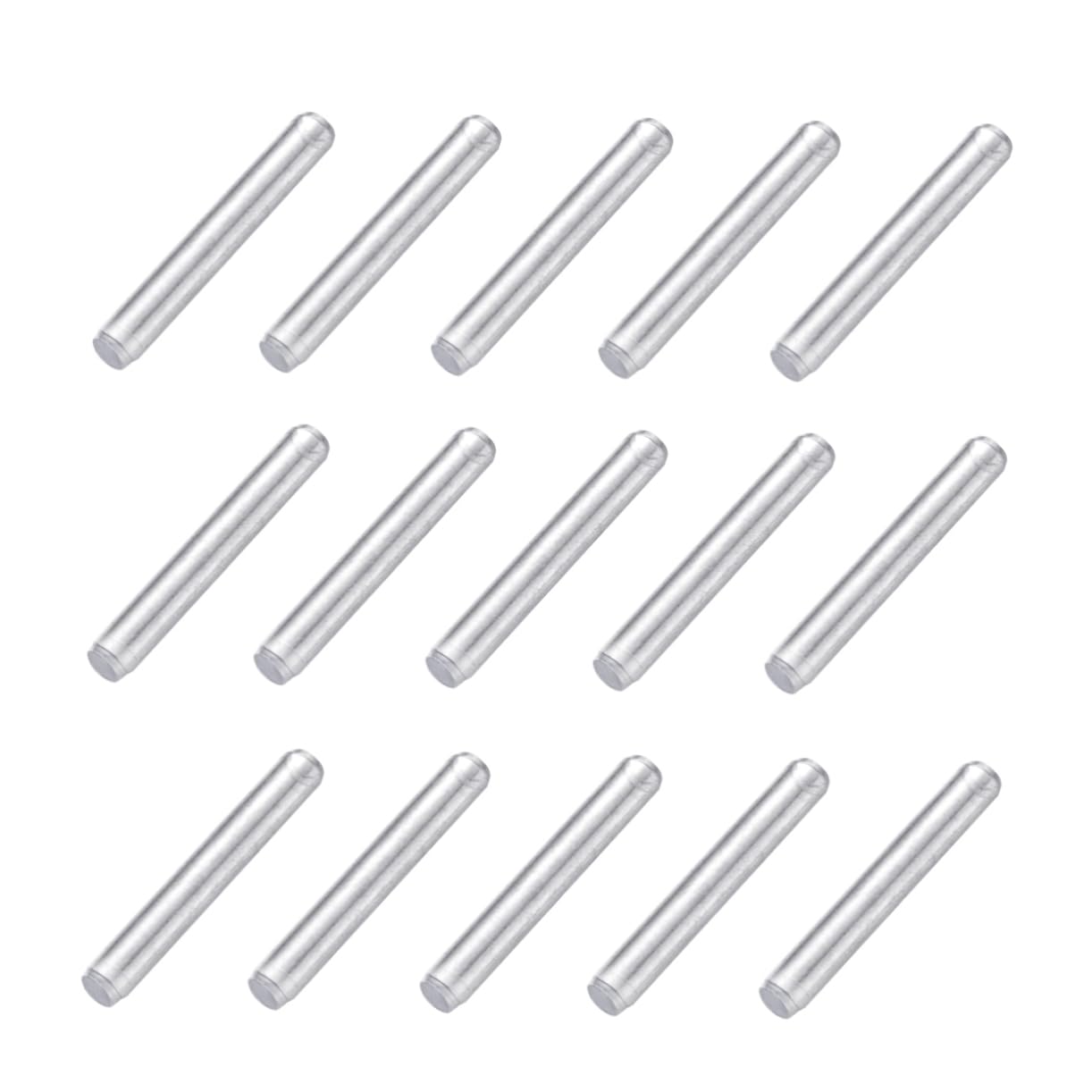 Totority 40pcs 3x20mm Metal Robot Drive Shaft for Robot Steering Axis Gear Axle