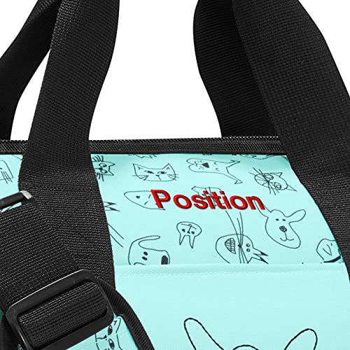 reisenthel Allrounder M Kids Tasche 40 x 33,5 x 24 cm/18 l/Cats and Dogs Mint