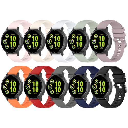 Correa compatible para Garmin vivoactive 5 de 20mm silicona