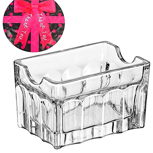 Libbey Clear Glass Sugar Packet Holder