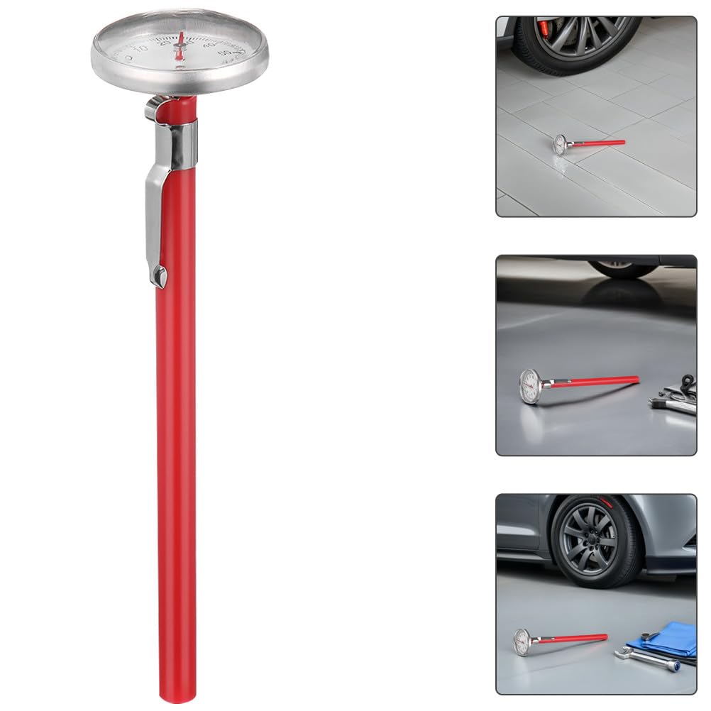 BESPORTBLE 3pcs Car Thermometer, Air Conditioner Thermometer for Car, Mechanical Dashboard, Compact Interior Temperature Gauge for Vehicle Use