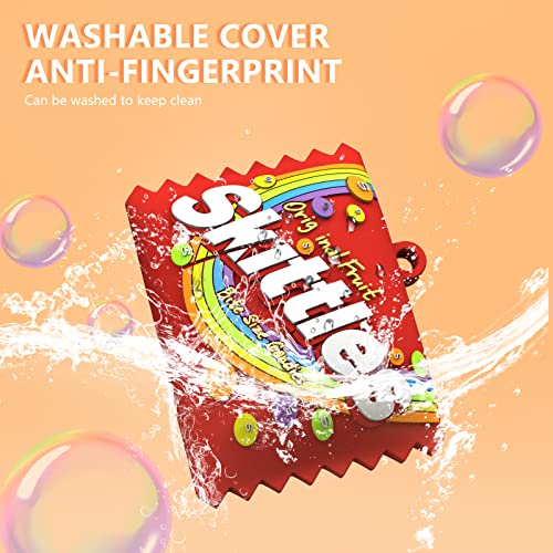 3Pack Cute Airpod Case 2Nd Generation,3D Cartoon Rainbow Candy+Purple Potato Chips+Chocolate Airpods Case Cover For Girls Boys,Food Design Silicone Protective Case For Apple Air Pod 2/1 With Keychain #TOP4