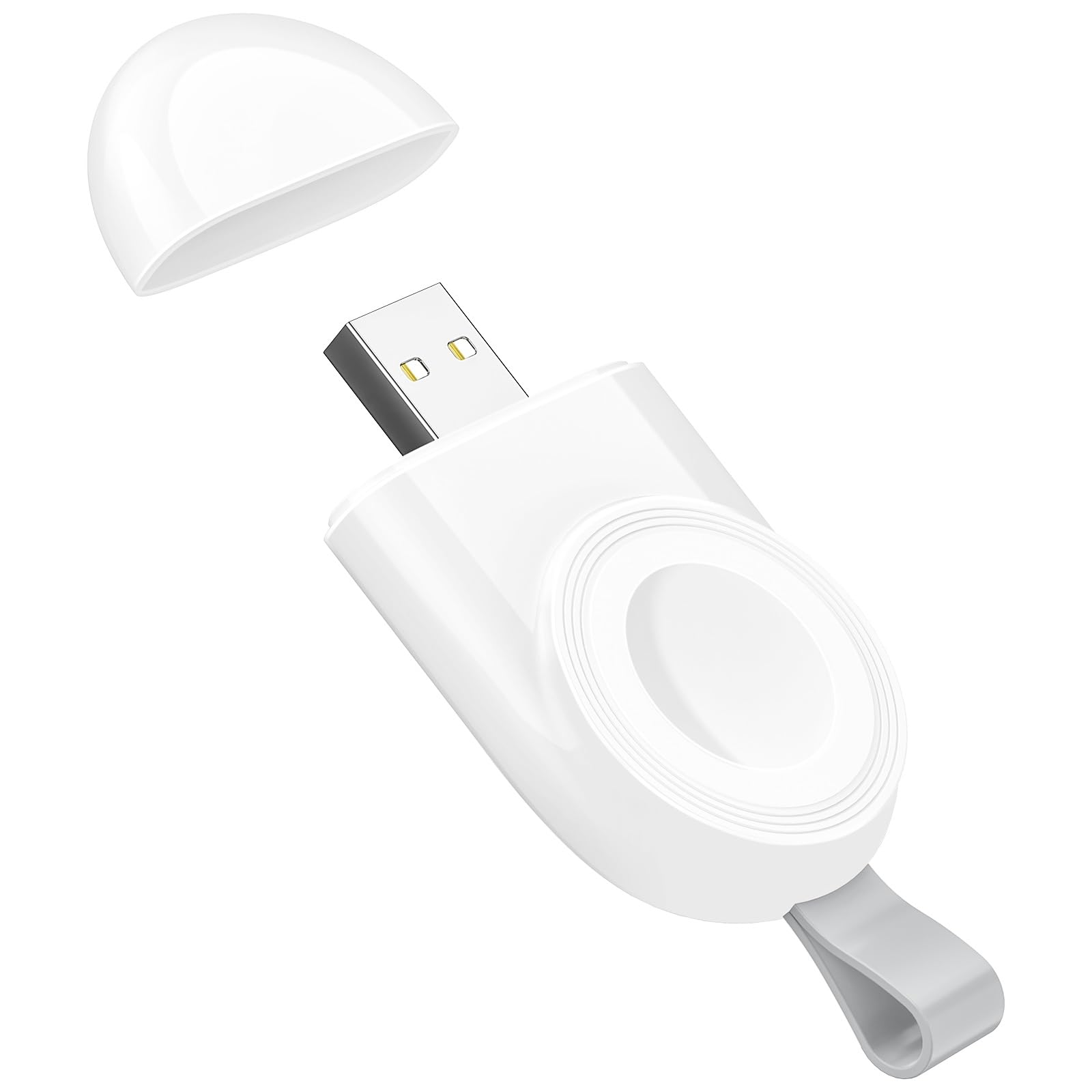 [Apple MFi Certified] Apple Watch Magnetic Fast Charger, Stuffcool iWatch Charger Smartwatch Charger USB Wireless Charger Fast Charging Adapter for Apple Watch Ultra 2/1 Series 10 9 8 7 6 5 4 3 2 1 SE