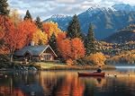 Serene Cottage Jigsaw Puzzle for Adults – 1000 Piece Puzzle with Bonus Poster Included, Unique Design & Vibrant Colors
