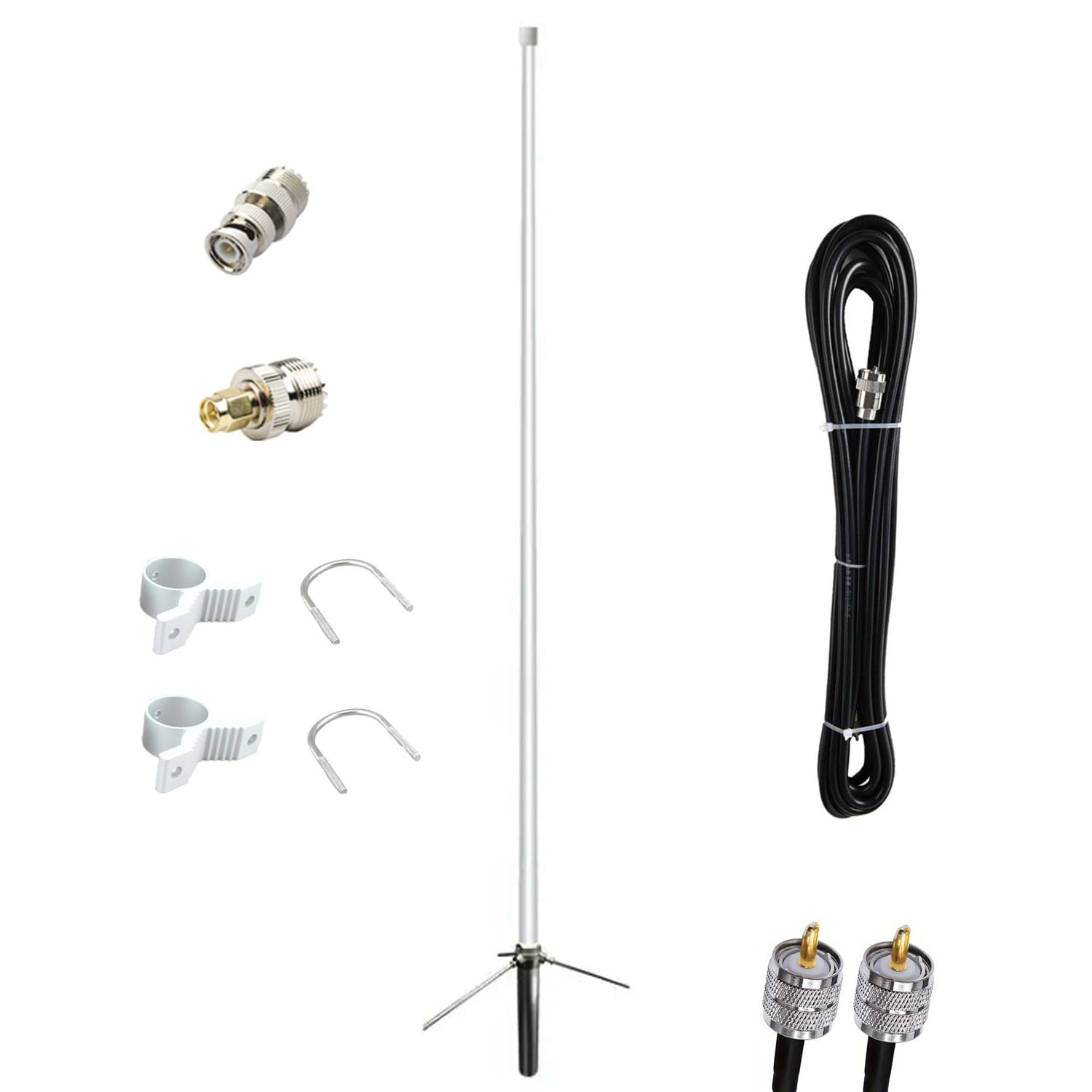 Amazon.com: Dual Band VHF UHF 2m 70cm Base Station Antenna, 150W