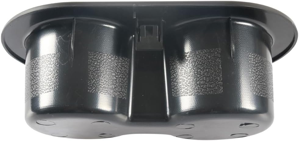 Center Console Rear Seat Drink Dual Cup Holder, Compatible with Dodge Dakota, Ram 1500, 2500, 3500, 4500, 5500, 5HD65DX9AC