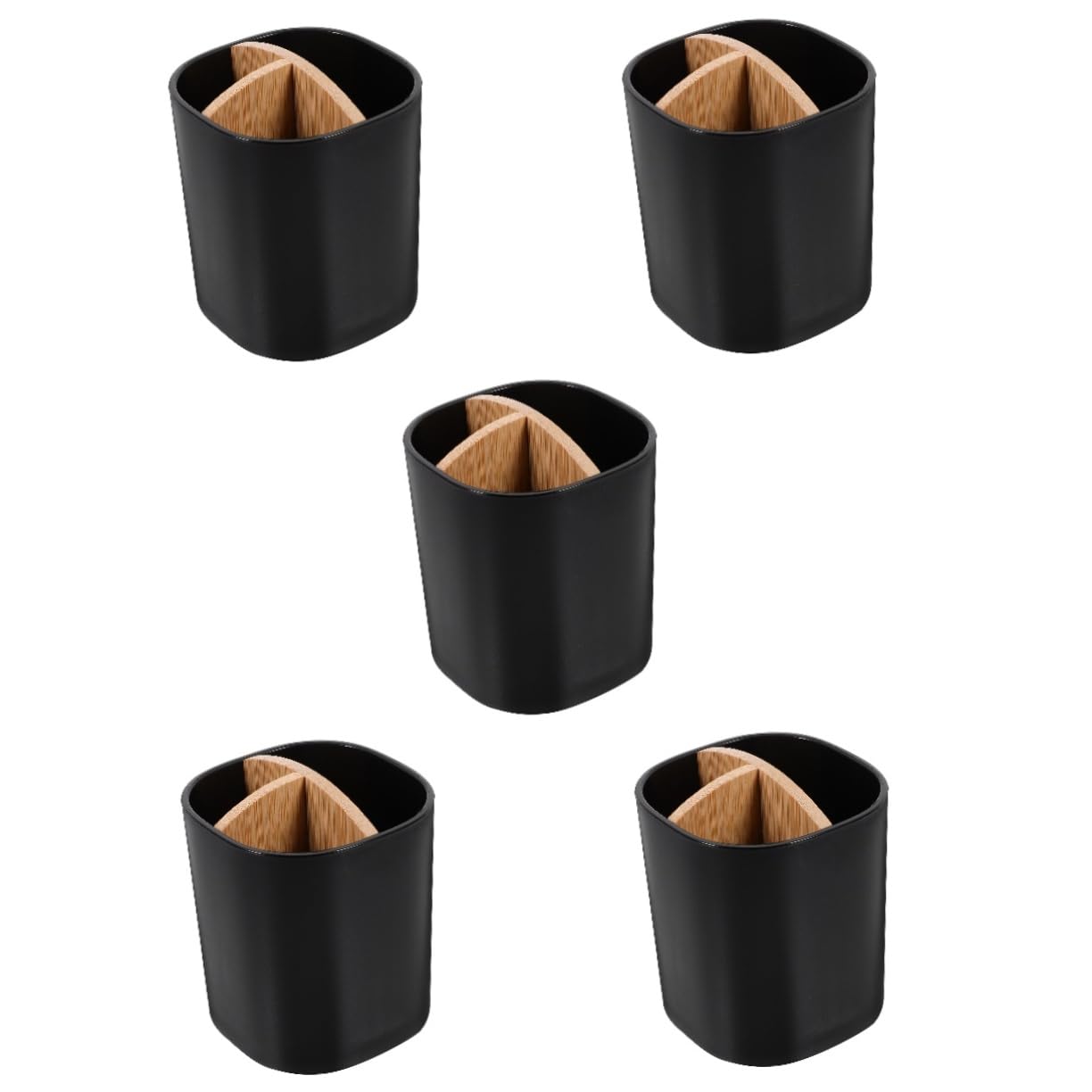 Cabilock 5piezas Soporte De Cepillos De Dientes De Organizador De Pasta para Baño Estable y Antideslizante para Hogar Oficina y Hoteles