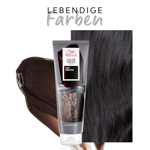 Wella Professionals Color Fresh Mask – Farbauffrischende Haarkur & Tönung mit pflegendem Avocadoöl – für blondes, braunes und dunkles Haar – verschiedene Farben & Größen