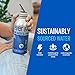 Still Water by [ Ever and Ever ] Aluminum Bottled | Reverse Osmosis Still Water | 7.4 pH Balanced with Electrolytes | RECYCLABLE FOR ALL ETERNITY | 16 oz Bottle-Cans (Pack of 12)