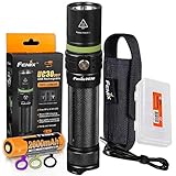 Fenix UC30 New Edition 1000 Lumens USB Rechargeable LED Flashlight with Fenix Charging Cable, LumenTac Organizer and Adapter