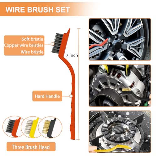 Car Interior Detailing Brush Cleaning Kit, Soft Bristle Dusting Brush - image 4