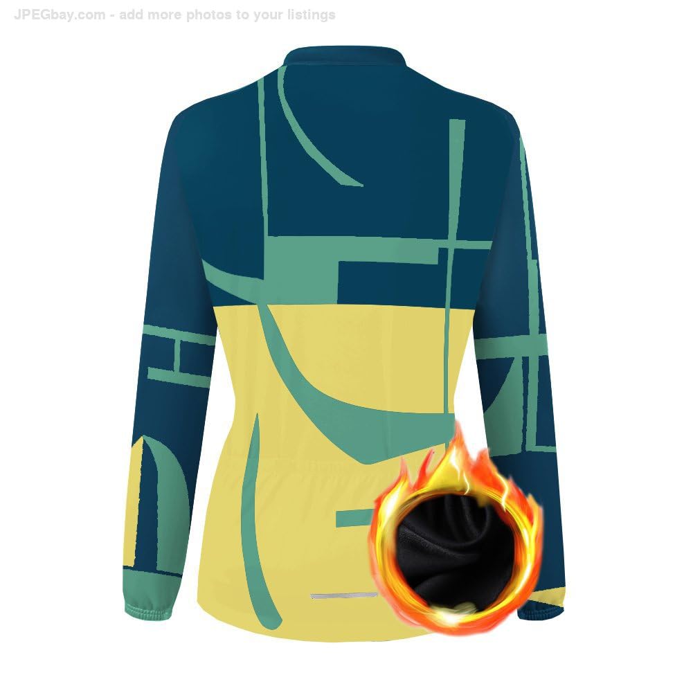 UGLY FROG Juego de Ropa de Invierno para Ciclismo, Ciclismo, Forro Polar, Camiseta de Ciclismo + Pantalones Acolchados con Almohadilla 3D de Gel Transpirable, Deportivo