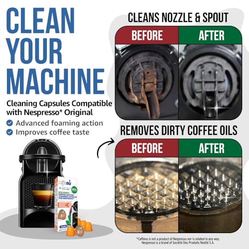 Nespresso Compatible Cleaning Capsules. 10 Originaline Cleaning Pods. Coffee Machine Cleaner For Crisp Coffee. Combines with Nespresso Descaler Kit. - 2