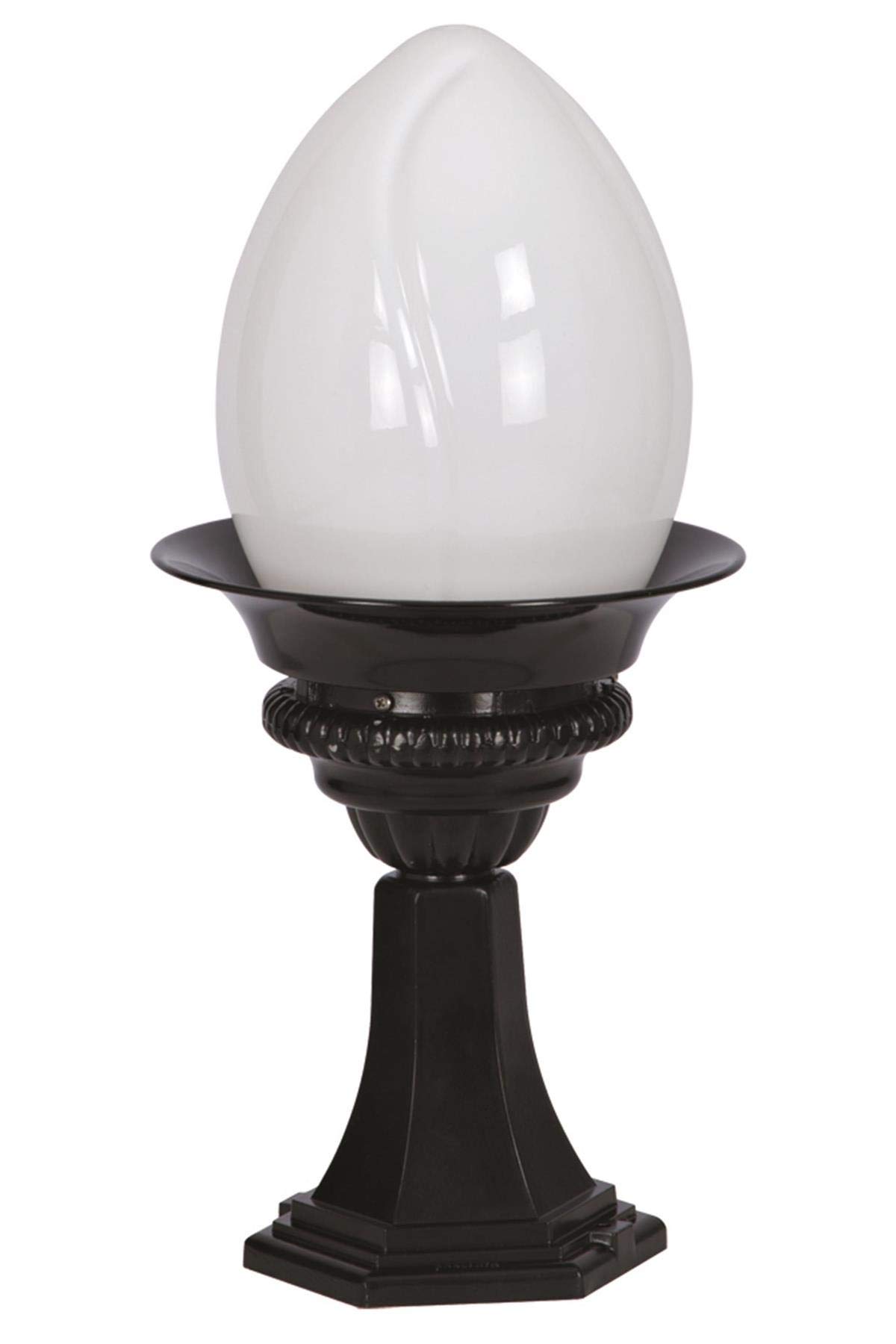 AVONNI BSU-68058-BSY-KOP Siyah Elektrostatik Toz Boyalı Dış Mekan Aydınlatma, E27, Aluminyum, Akrilik Cam, 22cm
