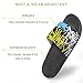 Unisex Slides for Women Men, Comfortable Slippers Graffiti Street Art Tags Slides, Non-slip Shower Shoes House Fashion Thick for Indoor & Outdoor